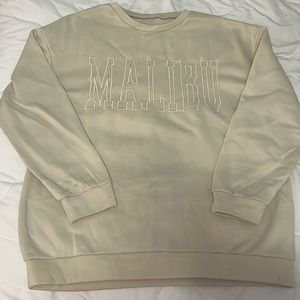 SHEIN Malibu Crewneck